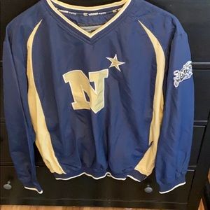 Navy windbreaker